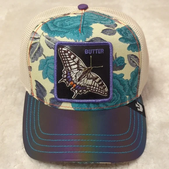 Goorin Bros Butter Animal Farm Snapback Trucker Hat Animal Farm Goat MV Butter Snapback Trucker – CROWN MINDED main image 2